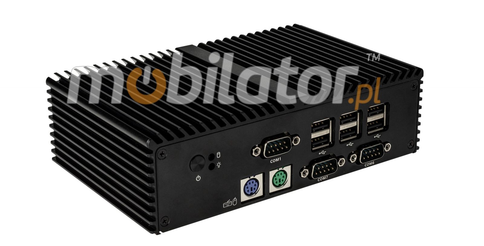 Rugged Industrial Computer MiniPC mBOX Q190X - PS/2 SSD