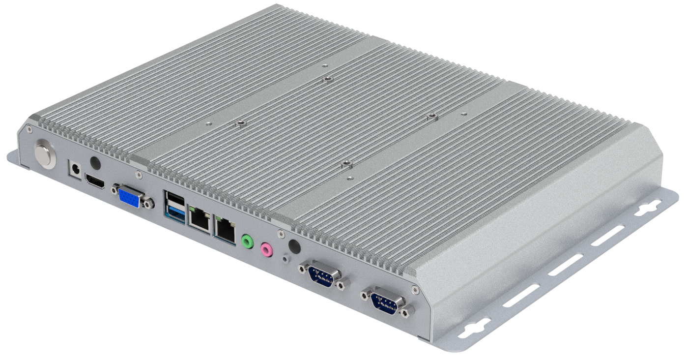 Minimaker BBPC-K05 (i7-6500U) - Powerful modern resistant minipc with additional cooling (Intel Core i7), 6x COM RS232 and 2x LAN