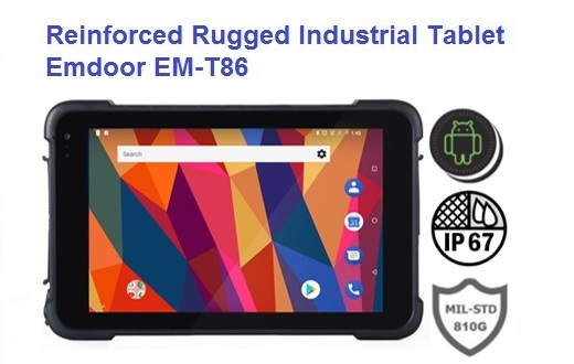 Strengthened Rugged Tablet Emdoor EM-T86