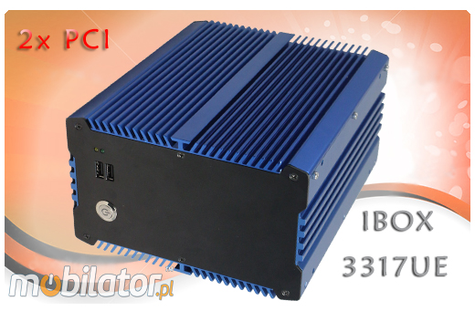 Fanless Industrial Computer MiniPC IBOX- 3317UE (2PCI)