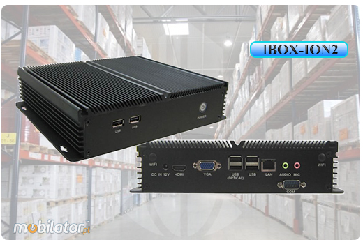 Przemysowy Fanless MiniPC IBOX-ION2