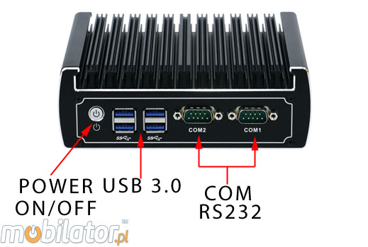 Durable Computer Industrial Fanless MiniPC IBOX-NM31A umpc mobilator.pl intel core i3