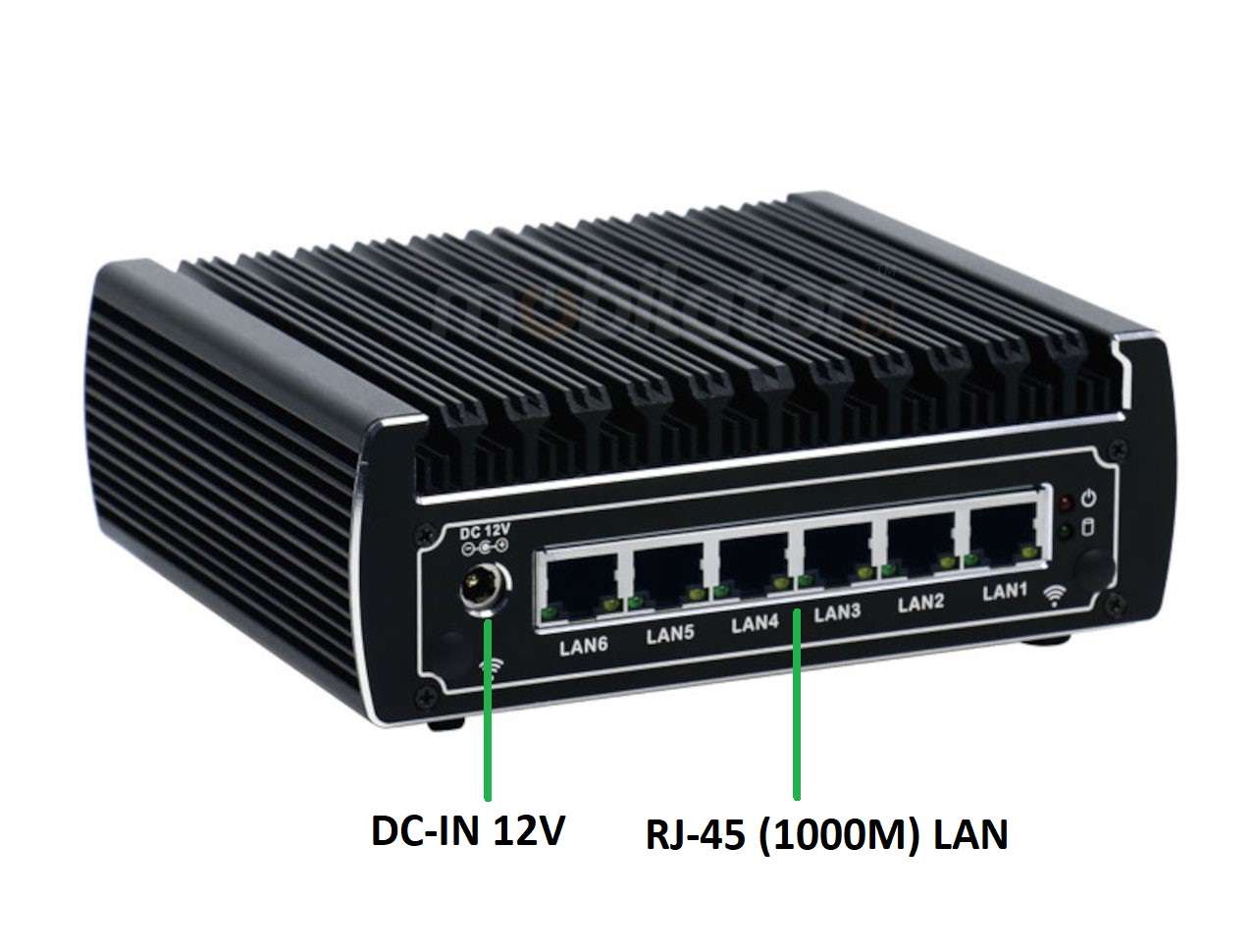  IBOX N133 v.2, back IO, industrial small fast reliable intel fanless industrial small LAN INTEL i3 SSD DDR4