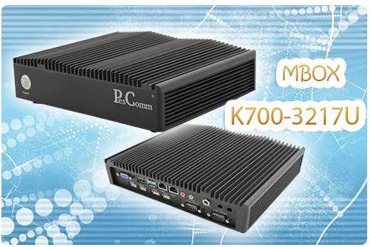MiniPC Przemysowy Fanless MBOX-K700-3217U