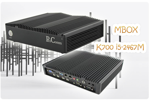 MiniPC Przemysowy Fanless MBOX-K700 i5-2467M(V41)