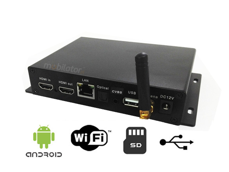 Industrial ANDROID Digital PLAYER Fanless MiniPC rBOX-980DS Android 4.4