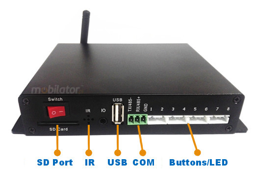 Industrial ANDROID Digital PLAYER Fanless MiniPC rBOX-980DS Android 4.4