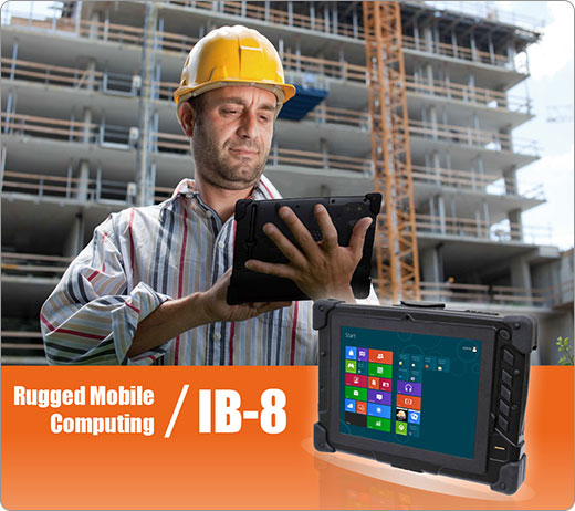 industrial pc panel ib8 imobile mobilator new portable device poland intel ip65 full protection