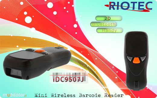 RIOTEC Mini czytnik 1D 2D Bluetooth 1.0 Riotec iDC95xx Skaner 1D CCD Bezprzewodowy Bluetooth Porczny MobiSCAN  Kompatybilny Windows Android IOS mobilator.pl New Portable Devices Mobilne Skanery kodw kreskowych MINI