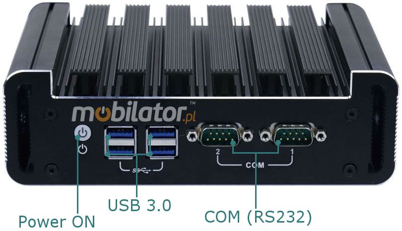 MiniPC IBOX-180 Plus Mic Audio USB3.0 USB2.0 connectors