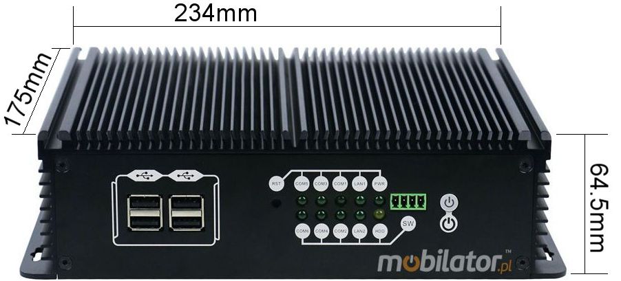 MiniPC IBOX 702B Rapid Small Computer with small dimensions 136mm x 126mm x 39mm