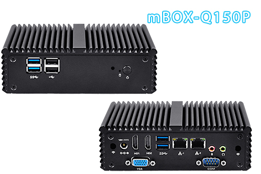 Industrial Computer Fanless MiniPC mBOX Nuc Q150P
