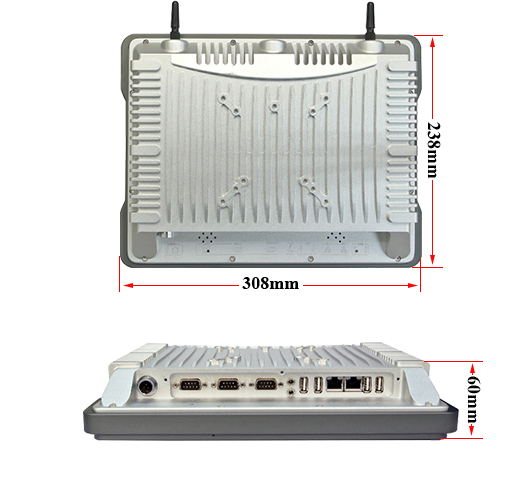 Industial Touch Fanless (Car PanelPC) moBOX-51228TA