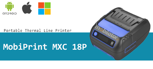 MobiPrint  CMX P18 new printer mobile fast industrial thermal line android ios windows
