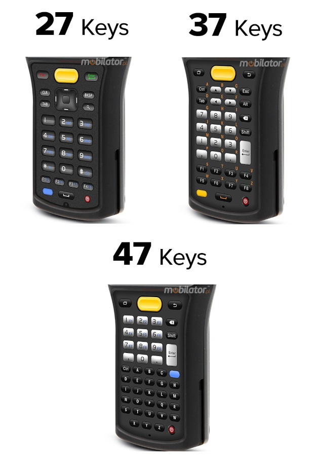 Chainway C61-PF v.12 three types of keyboards to choose keyboard 27 keys backlight 37 keys 47 keys 