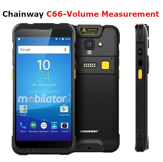 Chainway C66-Volume v.1 Shockproof Industrial Rugged NFC 4G IP65 Smartphone 2D barcode scanner Zebra