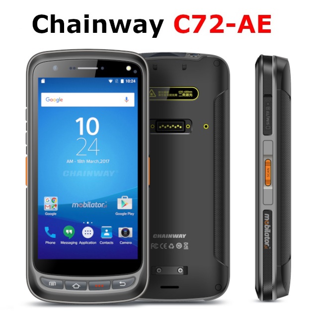 Chainway C72-AE Shockproof Industrial Rugged NFC 4G IP65 Smartphone