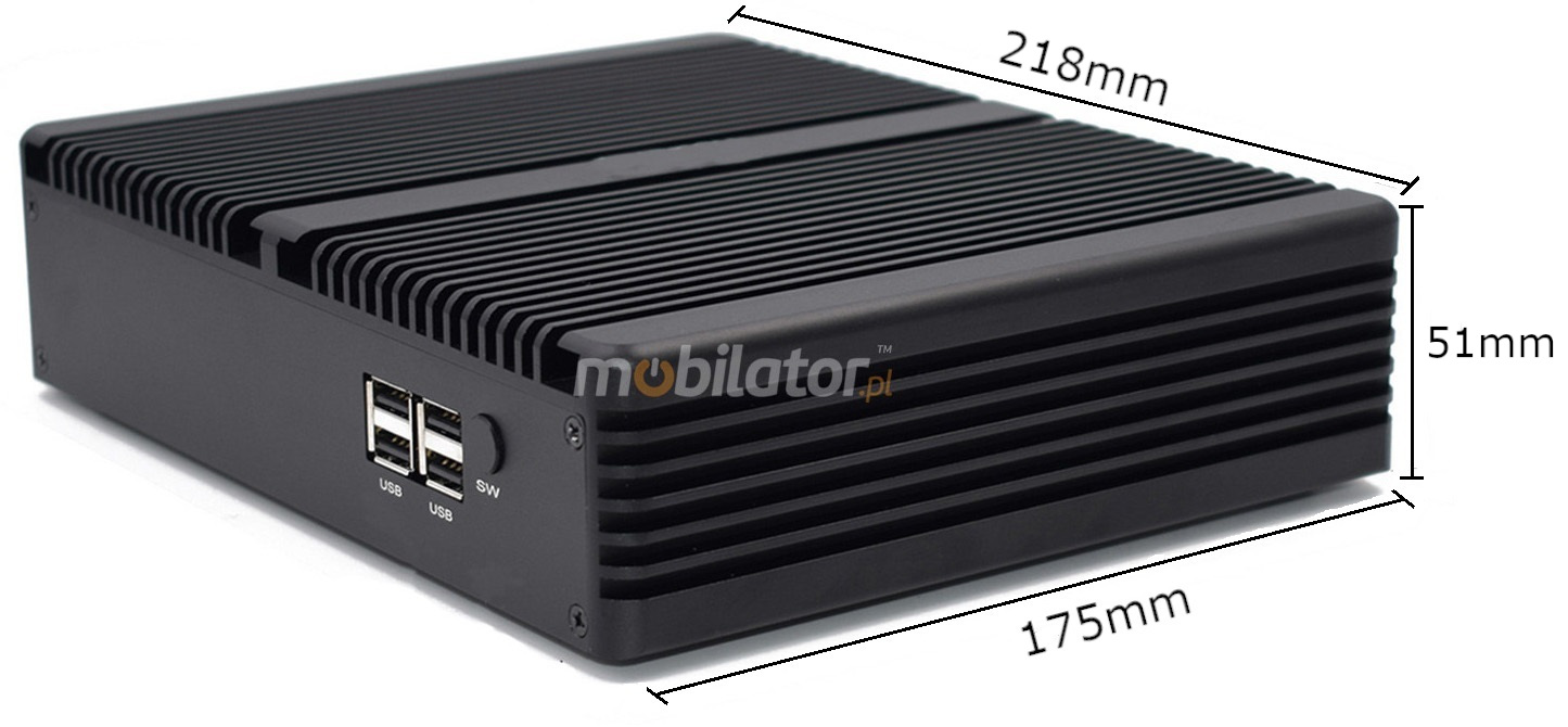 HyBOX TH5 efficient, fast and reliable mini pc with small dimensions