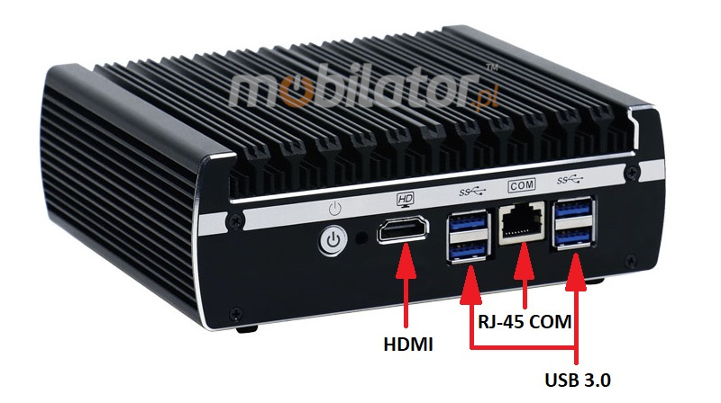 rugged industrial computer with Intel Core i5 processor