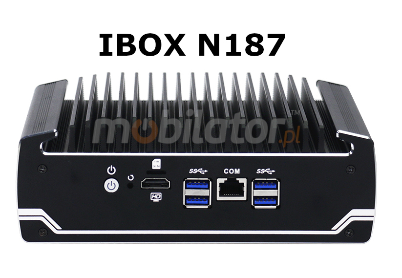 IBOX N187 - rugged industrial computer with Intel Core i7 processor