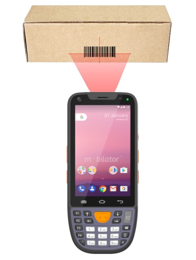 MobiPad A61S 2D 1D barcode reader dynamic scanning retrieves data quickly and accurately Zebra
