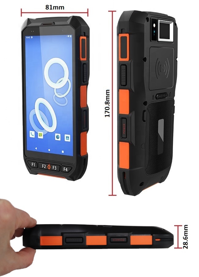MobiPad XX-B62 v.7 rugged smartphone resistant comfortable stylish design NFC 2D barcode scanner Zebra