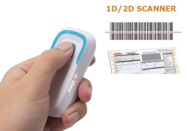MobiScan H68W built-in 1D / 2D barcode reader compatible with Android, iOS, Windows 7, Windows 8, Windows 10, Linux. PCs, mobile devices