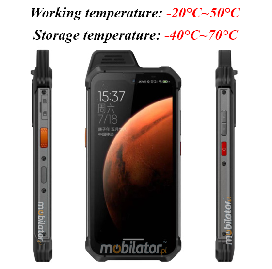 MobiPAD 88W  rugged terminal for logistics working in low and high temperature