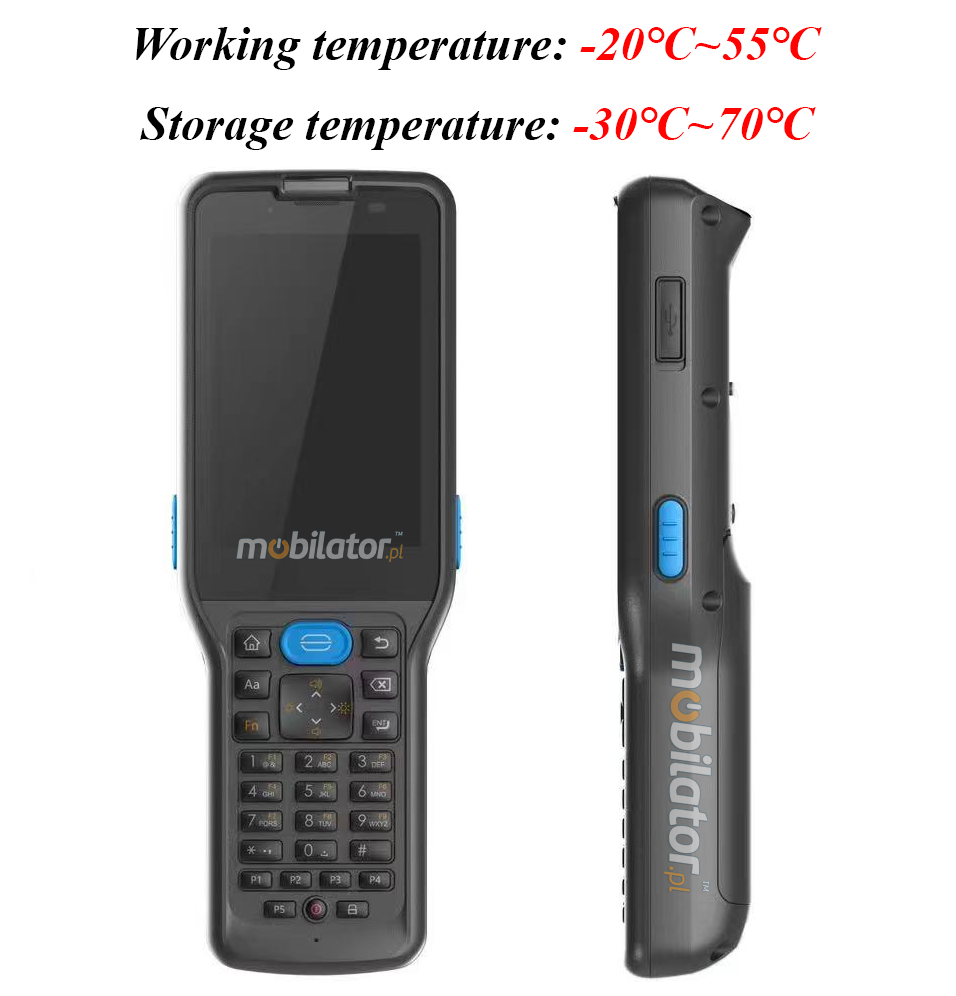 MobiPAD V35 rugged terminal for logistics working in low and high temperature