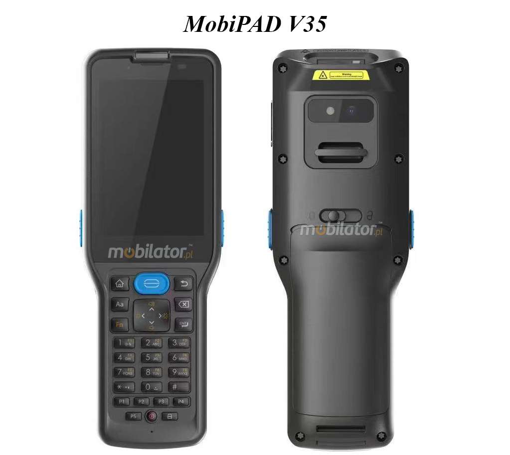 MobiPAD V35 - mobile collector shockproof industrial durable resistant smartphone NFC 4G IP65