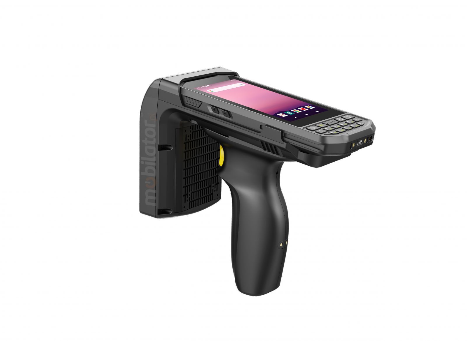 Mobipad Qxtron 4100 v.3 - Industrial (IP65 + MIL-STD-810G) data terminal with UHF and 2D Zebra 2100 code scanner, 4GB RAM and 64GB disk. 