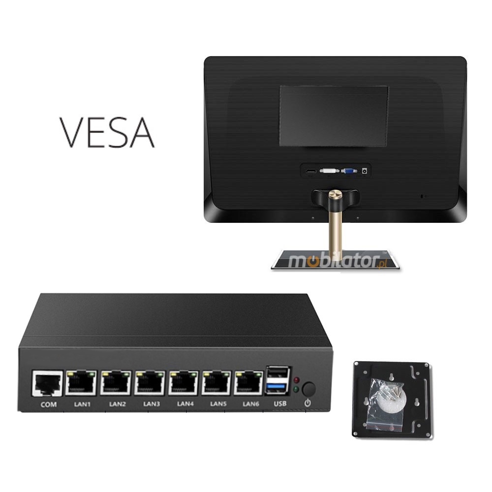 functional VESA mount in yBOX X33 N2930