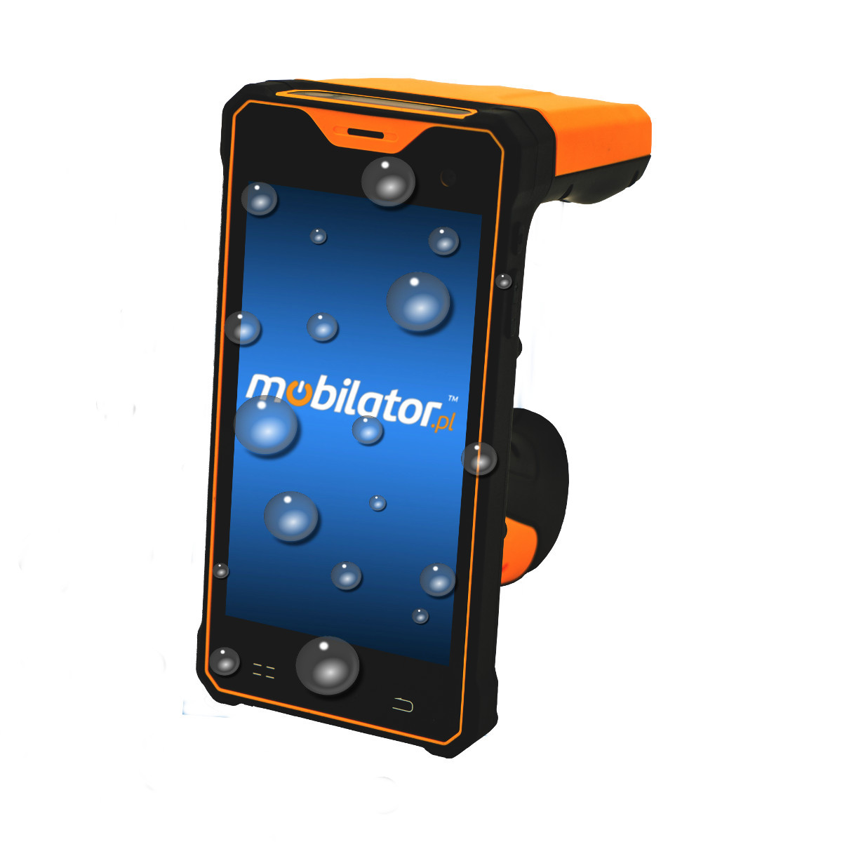 waterproof shock-resistant industrial resilient smartphone NFC 4G military IP65 MIL-STD 810G barcode scanner 1D 2D