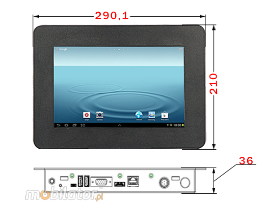 Industial Touch ANDROID PC CCETouch ACT10-PC Przmysowy Panel PC Andoid CCETouch ACT10-PC WiFI Norma odpornoci IP54 Przemysowy komputer panelowy Ekran rezystancyjny 4 wire resistive wywietlacz 10.1 cali mobilator.pl New Portable Devices Windows RS-232 COM ANDRIOD PANEL PC KOMPUTER ANDROID 