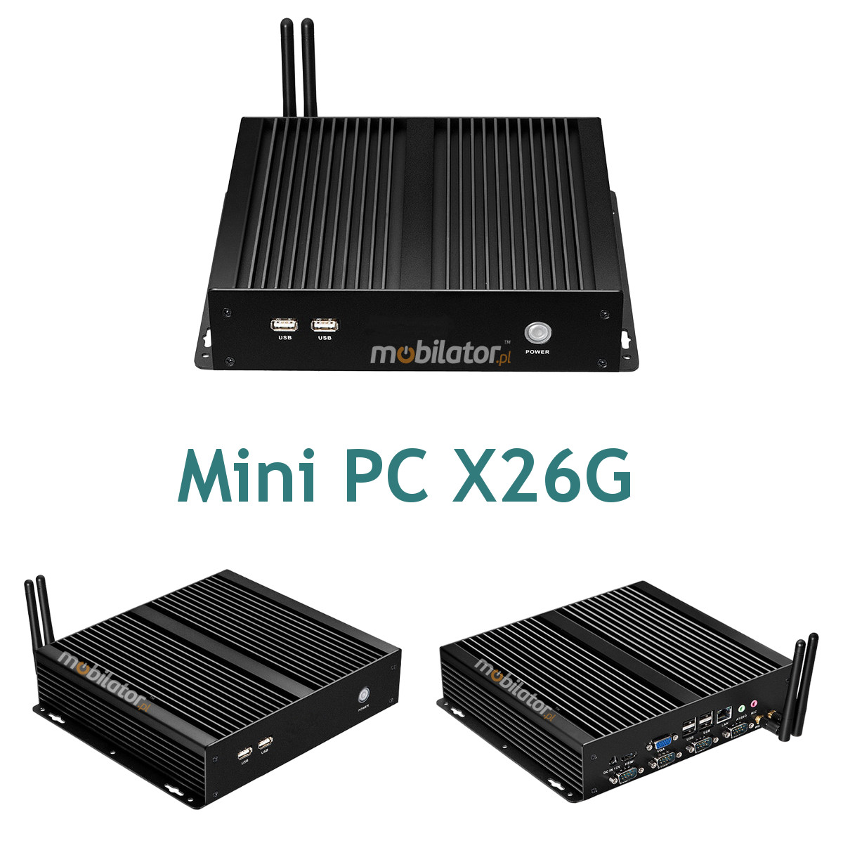 MiniPC yBOX-X26G Fanless Small Computer