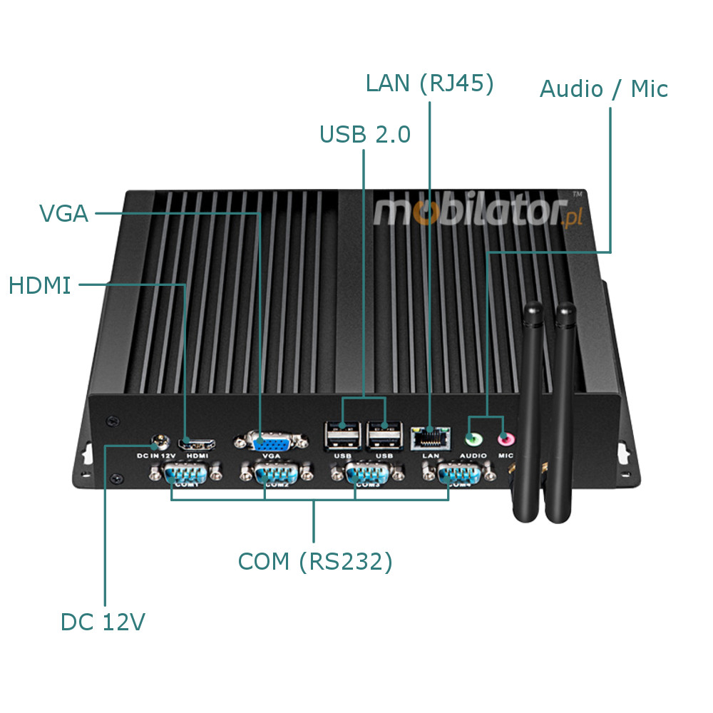 MiniPC yBOX-X26G Light Small Computer WiFi WiFi LAN HDMI Power