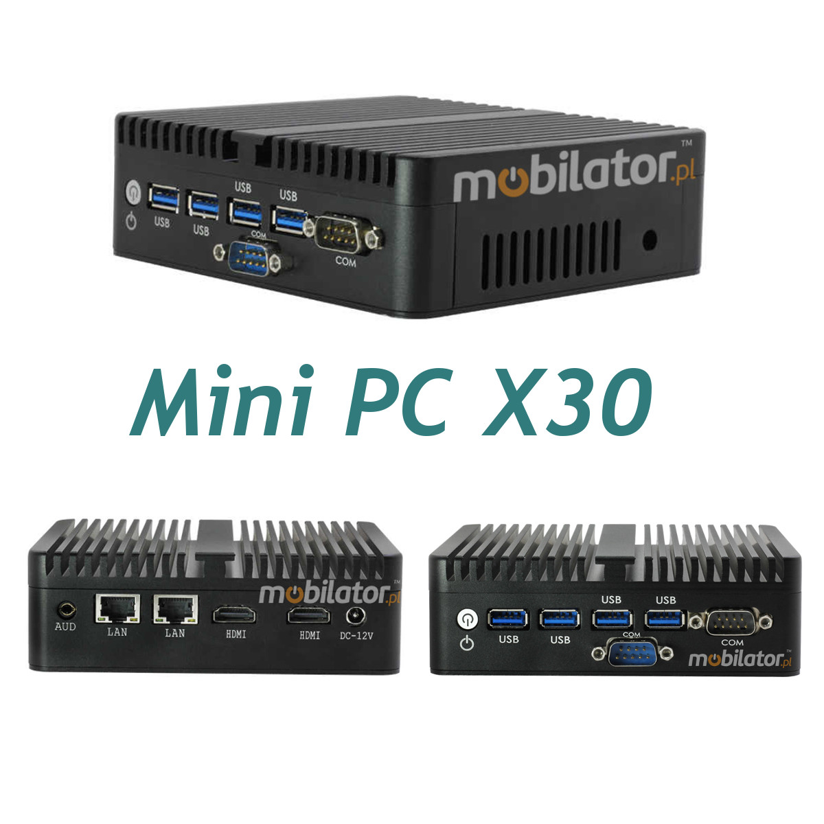 MiniPC yBOX-X30 Fanless Small Computer