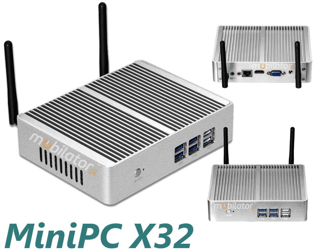 MiniPC yBOX-X32 Fanless Small Computer