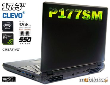 Notebook - Clevo P177SM v.0.3 - barebone