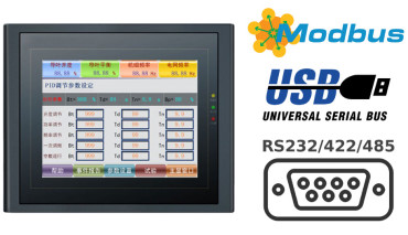 Industrial control panel with touchscreen HMI MK-070AE IP65 2xCOM Port