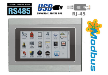 Industrial operator panel with touchscreen  HMI MK-070-4EU01 IP65