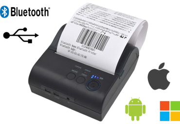Mobile Printer MobiPrint MXC 8050 Android IOS - Bluetooth, USB RS232