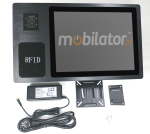 Reinforced Capacitive Industrial Panel PC with RFID HF reader and scanner 2D -  MobiBOX J1900 15 - photo 1