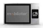 Reinforced Capacitive Industrial Panel PC with bult-in RFID HF reader -  MobiBOX J1900 17 - photo 22