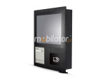 Reinforced Capacitive Industrial Panel PC with thermal printer 80mm and reader RFID HF -  MobiBOX J1900 15 - photo 2