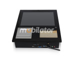 Reinforced Capacitive Industrial Panel PC with thermal printer 80mm, reader RFID, scanner 2D QR -  MobiBOX J1900 15.HF+2D - photo 6