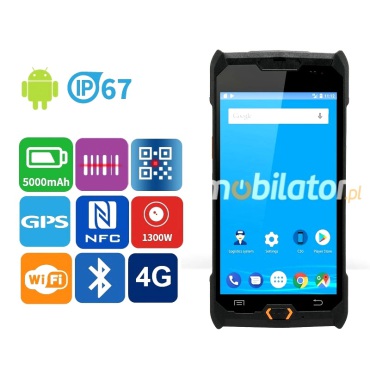 Rugged waterproof Industrial data collector ANDROID with IP67 standard - MobiPad CTX-505 v.6