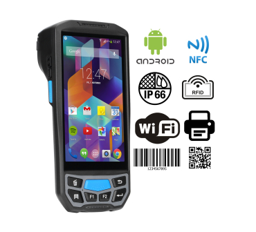 MobiPad  U93 v.3 - Industrial Data Collector with thermal printer and 2D scanner + RFID HF/LF + NFC