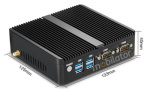 Computer Industry Fanless MiniPC yBOX - GX30 (2 LAN) - J1800 Barebone - photo 1
