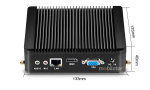 Small reinforced Industrial Computer with fanless MiniPC yBOX-X30 (1LAN) -J1900 v.1 - photo 8